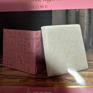 Juicy couture Pink Ottoman Storage Cube